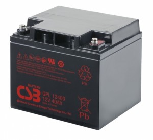 Аккумулятор CSB GPL 12400 (12V 40Ah)