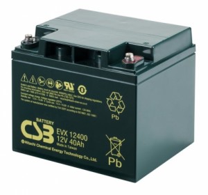 Аккумулятор CSB EVX 12400 (12V 40Ah)