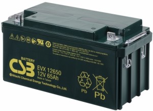 Аккумулятор CSB EVX 12650 (12V 65Ah)