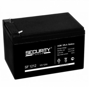 Аккумулятор Security Force SF 1212 (12В, 12 А/ч)