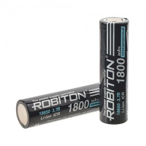 Аккумулятор ROBITON 18650 Li-ion 1800mAh