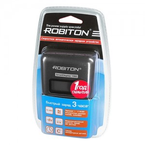 Зарядное устройство ROBITON SmartDisplay 1000