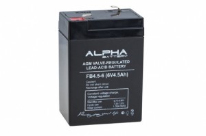 Аккумулятор ALPHA BATTERY FB 4,5-6 (6V 4,5Ah)
