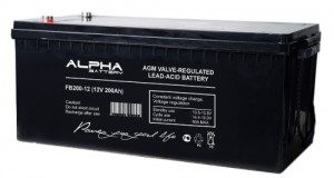 Аккумулятор ALPHA BATTERY FB 200-12 (12V 200Ah)