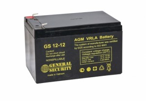 Аккумулятор General Security GS 12-12 (12V 12Ah)