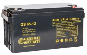 Аккумулятор General Security GS 65-12 (12V 65Ah)