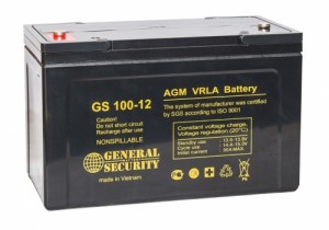 Аккумулятор General Security GS 100-12 (12V 100Ah)