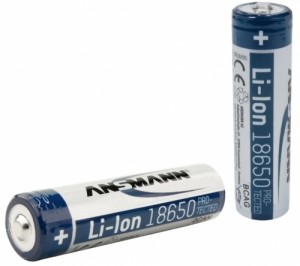 Аккумулятор ANSMANN 18650 Li-ion 2600mAh с защитой
