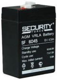 Аккумулятор Security Force SF 6045 (6V 4.5Ah)