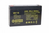 Аккумулятор General Security GS 7,2-6 (6V 7,2Ah)