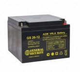 Аккумулятор General Security GS 26-12 (12V 26Ah)